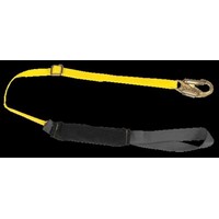 MSA (Mine Safety Appliances Co) 10060139 MSA ArcSafe 4\' - 6\' Adjustable Single Leg Shock Absorbing Lanyard With Sewn Loop And LS